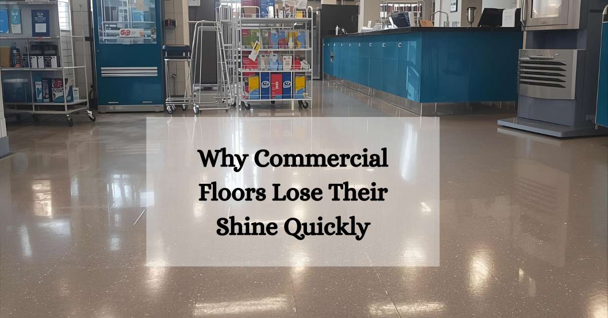 Why Commercial Floors Lose Their Shine Quickly